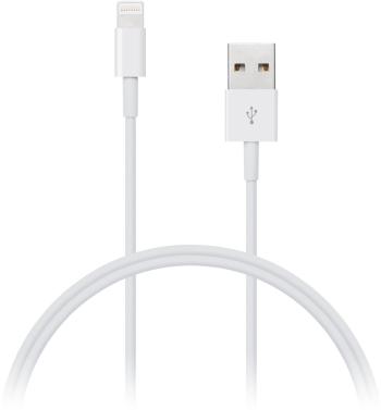 Adatkábel CONNECT IT Wirez Lightning Apple 1m, fehér