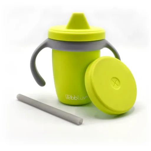 BBLÜV Sippy Küp tréninkový hrnek Lime 4m+ 240 ml