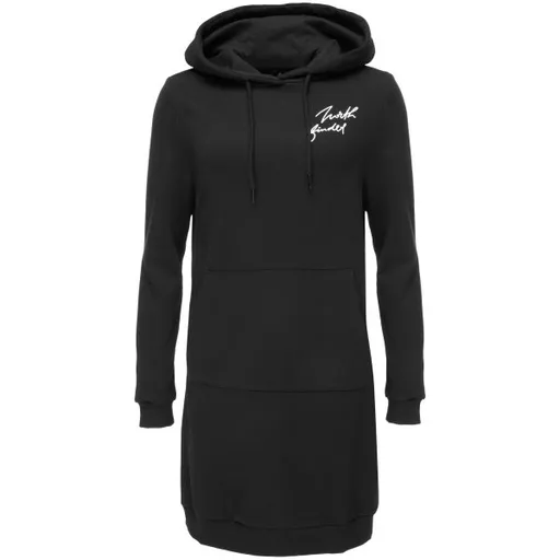Northfinder DENA Dámské mikinové šaty, černá, velikost