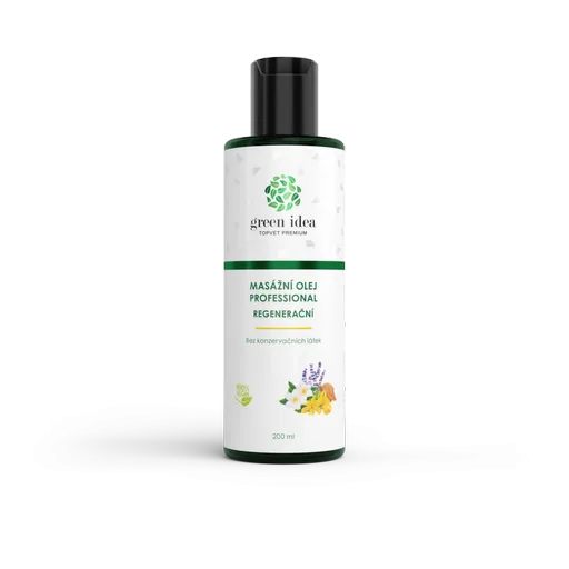 Regenerační masážní olej 200 ml - Green idea