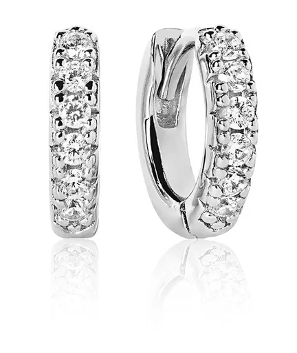 Sif Jakobs Nadčasové kruhy s kubickými zirkony Ellera SJ-E1066-CZ 1,4 cm