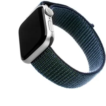 FIXED Nylon Strap pro Apple Watch 42/44/45/Ultra 49mm temně modrý (FIXNST-434-DBL)