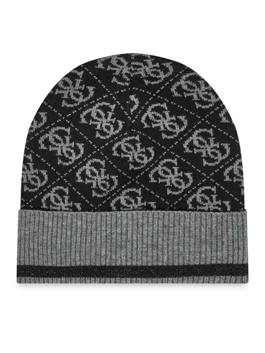 Guess dámská černo šedá čepice AW9979WOL01 L