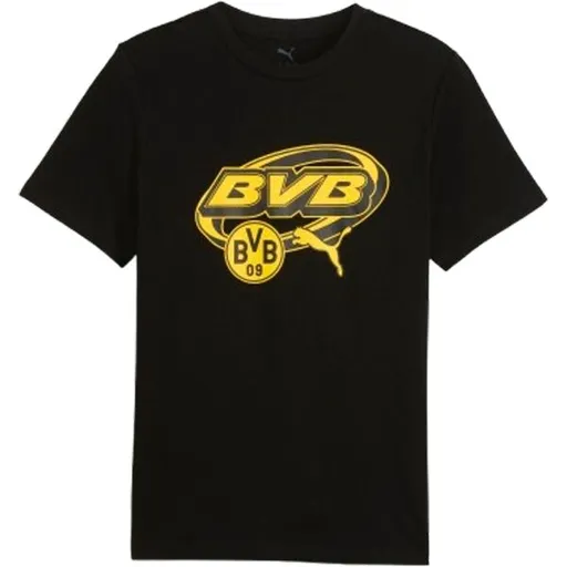 Puma BORUSSIA DRTMUND FTBLCULTURE TEE Pánské triko, černá, velikost