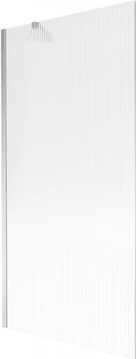 MEXEN/S Next vanová zástěna FIX 90 x 150, proužky, chrom 895-090-000-00-09-01