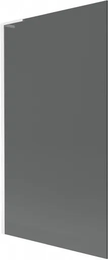 MEXEN/S Next L vanová zástěna FIX 100 x 150, grafit, bílá 895-100-000-03-40-20
