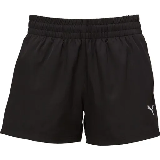Puma ESSENTIALS 4'' WOVEN SHORTS Dámské volnočasové kraťasy, černá, velikost