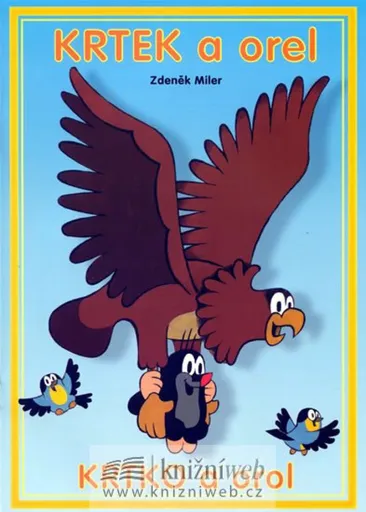 Krtek a orel  - omalovánky A4 - Zdeněk Miler