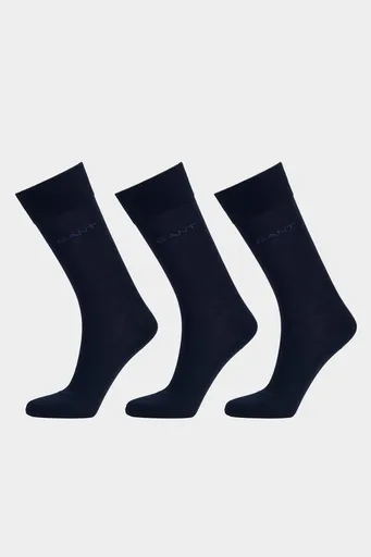 PONOŽKY GANT MERCERIZED COTTON SOCKS 3-PACK MARINE
