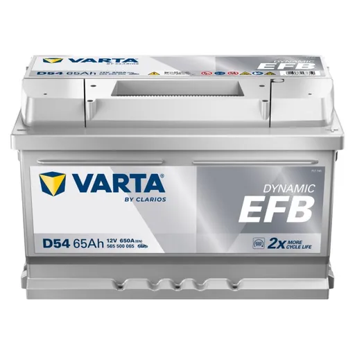 Autobaterie Varta Dynamic EFB 65Ah, 12V, 650A, D54