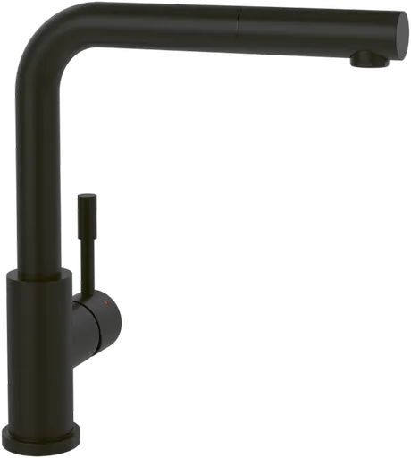 Dřezová baterie Villeroy & Boch Steel Shower, 96970106, Matt Black 96970106