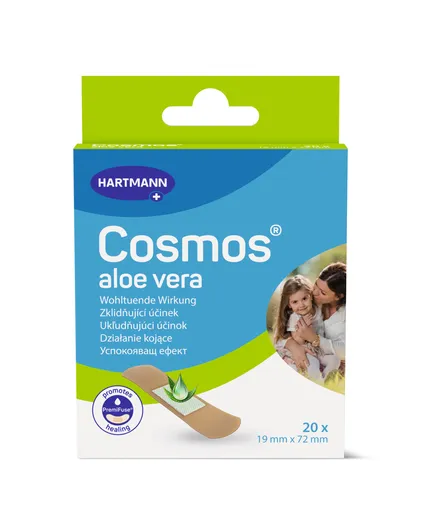 Cosmos Náplast s aloe vera 19 x 72 mm 20 ks