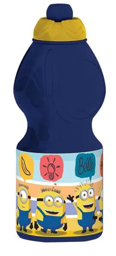 STOR Plastová láhev Mimoni 400ml modrá