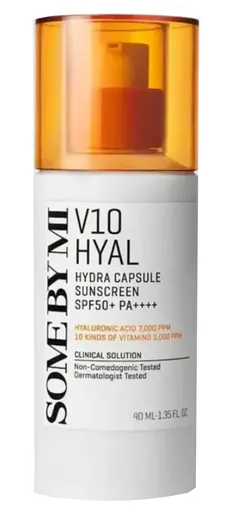Some By Mi Ochranný pleťový opalovací krém SPF 50+ V10 Hyal (Hydra Capsule Sunscreen) 40 ml