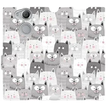 Flipové pouzdro na mobil Sony Xperia XA2 - M099P Kočičky (5903226068647)