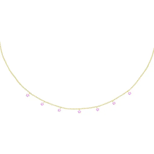 La Petite Story Pozlacený náhrdelník s přívěsky Silver LPS10AWV37