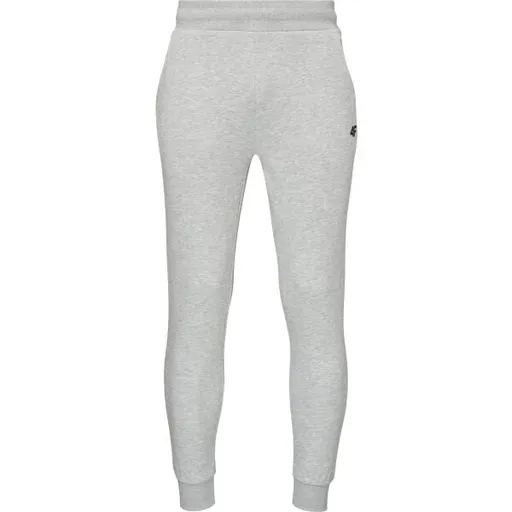 4F TROUSERS BASIC Pánské tepláky, šedá, velikost