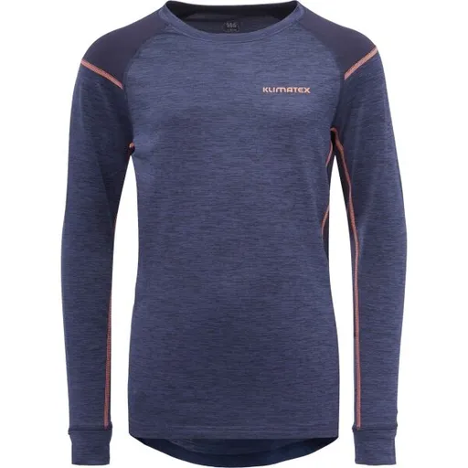 Klimatex TUNDR Dětské funkční termo triko, tmavě modrá, velikost