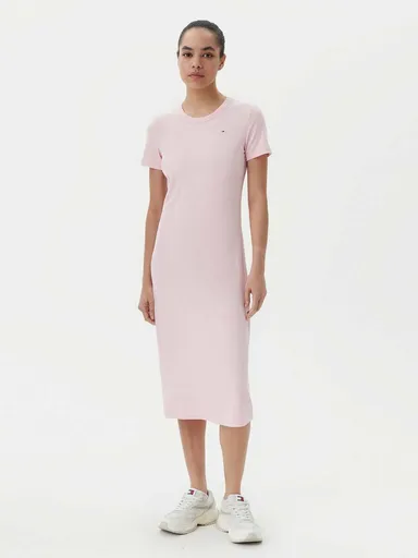 Tommy Jeans dámské růžové šaty DW0DW19721 XS