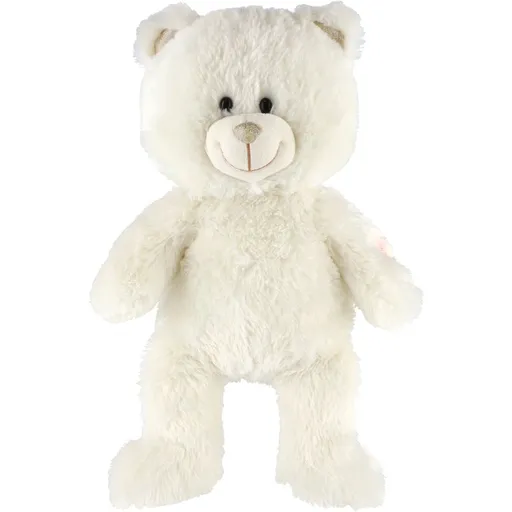 Snílek medvěd bílý plyš 40 cm na baterie