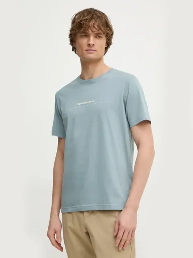 Calvin Klein pánské modré tričko J30J327075 XL