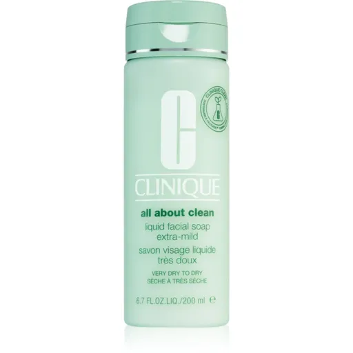 Clinique Liquid Facial Soap Extra-Mild tekuté mýdlo pro suchou až velmi suchou pleť 200 ml