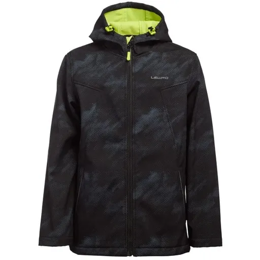 Lewro URSEL Chlapecká softshellová bunda, tmavě šedá, velikost 116-122