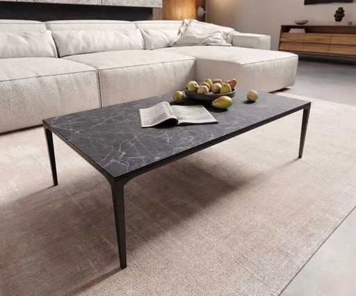 Konferenční stolek Levente 110x60 cm keramika Laminam®Nero