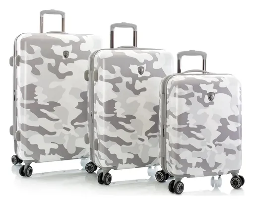 Sada cestovních kufrů Heys White Camo S,M,L