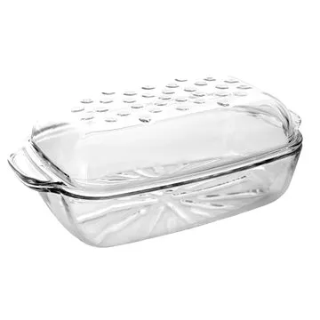 Orion Pekáč sklo obdélník 36,5x21x13,5 cm víko  (123768)