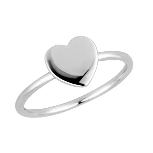 Evolution Group - Pavona Romantický stříbrný prsten Srdce 65015 56 mm
