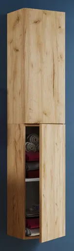 VCM Koupelnová vysoká skříňka VCB 11, dub medový