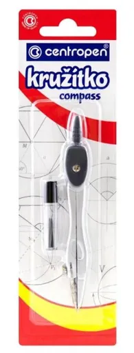 Kružítko kovové Centropen na blistru