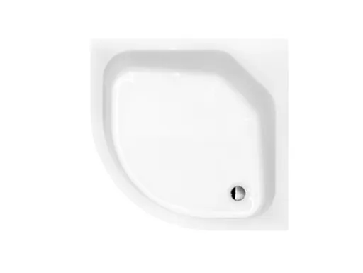 BESCO Čtvrtkruhová sprchová vanička DIPER II Nožičky k vaně S nožičkami, Rozměr A 80, Rozměr B 80 VANKDIPERII80