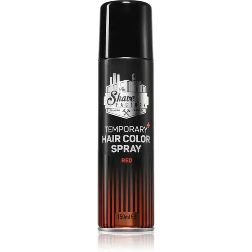 The Shave Factory Temporary Hair Color Spray sprej na vlasy odstín Red 150 ml