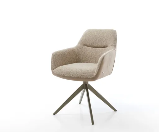 Jídelní židle Pejo-Flex materiálová kombinace tmavě béžová