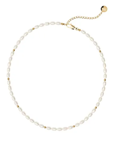 Furiosa Pozlacený náhrdelník z pravých perel Berlin Choker SN-BERLIN-G