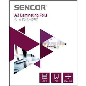 SENCOR A3/250 lesklé - balení 25 ks (SLA FA3M250)
