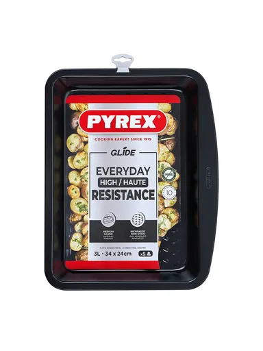 PLECH NA PEČENÍ PYREX 34X24CM