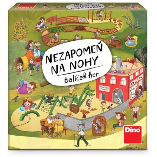 Dino Nezapomeň na nohy rodinná hra