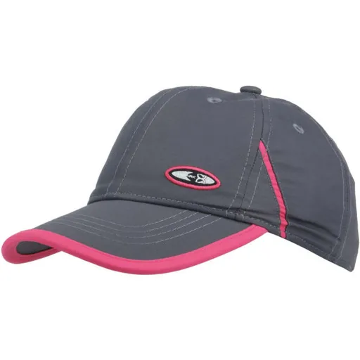 Finmark KIDS’ SUMMER CAP Dětská kšiltovka, tmavě šedá, velikost