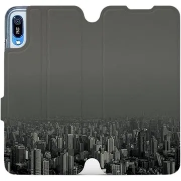 Flipové pouzdro na mobil Huawei Y6 2019 - V063P Město v šedém hávu (5903226885060)