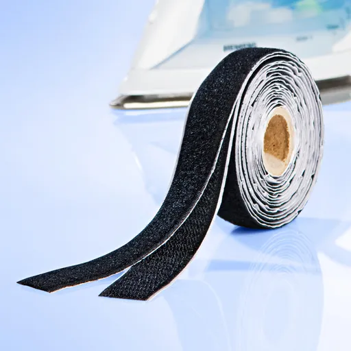 Oboustranný suchý zip, černá