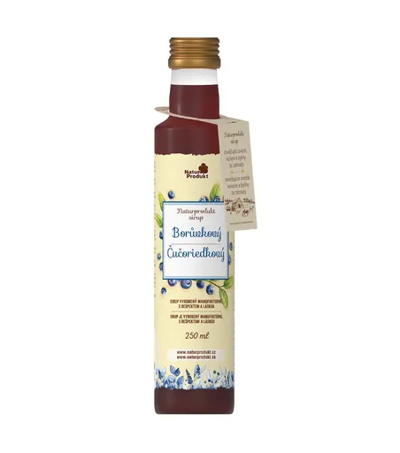 Naturprodukt sirup Borůvkový 250 ml