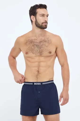 Bavlněné boxerky BOSS 3P Woven Boxer 3-pack