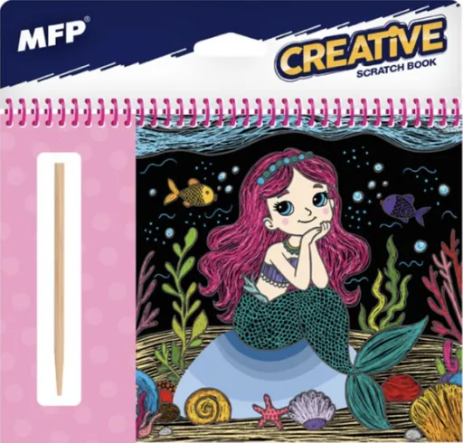 Škrabací obrázek blok 15x15 cm 8l MAGIC girls