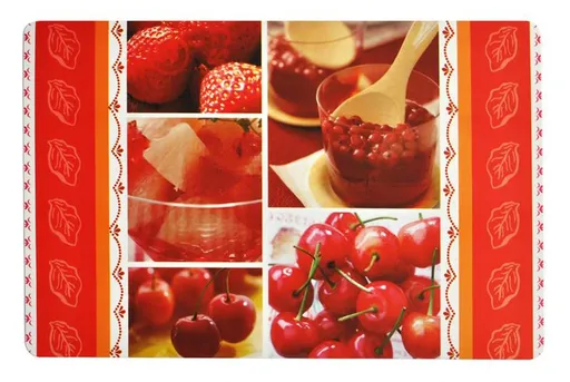 Plastové prostírání TORO 43x28cm ovoce MIX motivů Varianta: ČERVENÁ