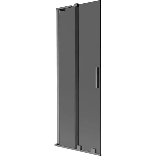 MEXEN/S Velar L dvoukřídlá posuvná vanová zástěna 70 x 150, grafit, grafit kartáčovaná 896-070-003-41-66