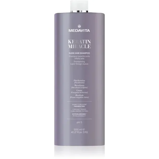 Medavita Keratin Miracle Sleek Hair Shampoo uhlazující šampon 1250 ml