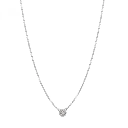 Rosato Minimalistický stříbrný náhrdelník Bianca RZBI54